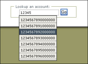 Account Lookup